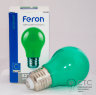 Светодиодная лампа Feron LB-375 3W E27 зеленый