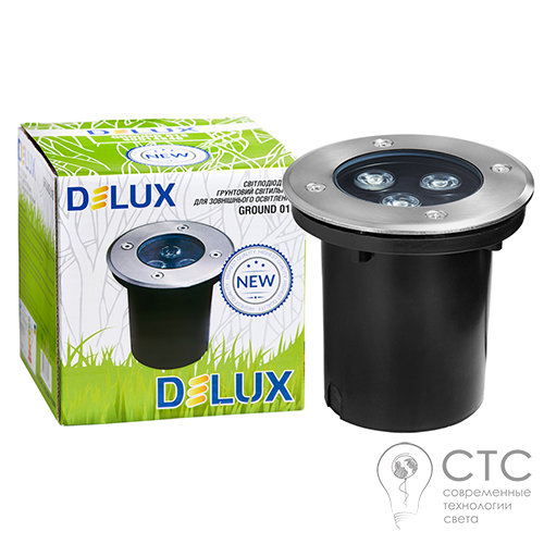 Тротуарный светильник Delux GROUND 16 LED 3x1W
