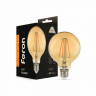 Світлодіодна лампа Feron LB-163 G95 6W E27 2700K золото
