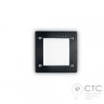 Настенный светильник Ideal Lux Leti FI1 Square Nero (096582) 