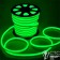 Світлодіодний неон Prolum LED SMD2835-120 зелений 8x16, IP68, 12V, Series "SF