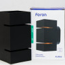 Настінний світильник Feron AL8002 G9 квадрат чорний