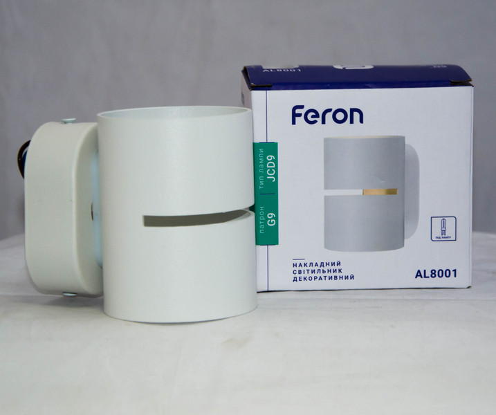Настінний світильник Feron AL8001 G9 круглий білий