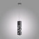 Підвісний світильник Tower GH-370 12W темно-сірий