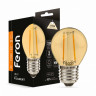 Светодиодная лампа Feron LB-61 2W E27 2700K золото
