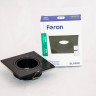 Встраиваемый светильник Feron DL0380 черный квадрат поворотный