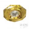 Встраиваемый светильник Feron 8020-2 желтый-золото