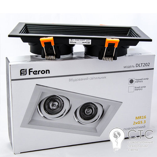 Карданный светильник Feron DLT202 черный