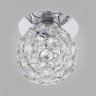 Светильник встроенный в потолок 1* 40W G9 хром прозрачный "Торто арт 92683