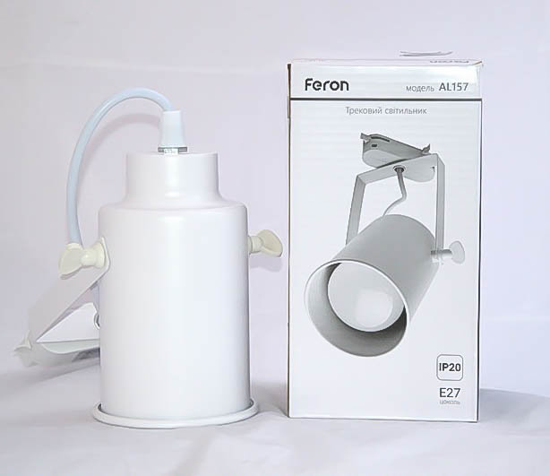 Светодиодный трековый светильник Feron AL157  Е27 белый
