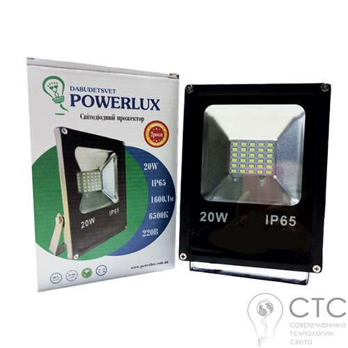 Светодиодный прожектор Powerlux LED 20W 6500K
