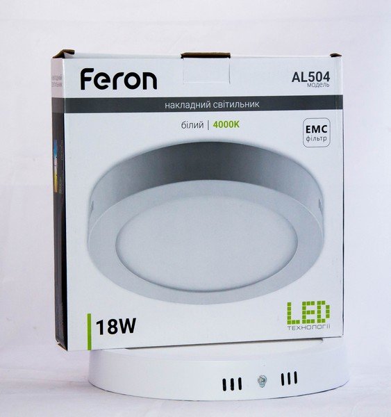 Світлодіодний світильник Feron AL504 18W 4000K